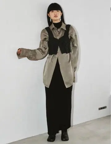 todayful patchwork knit bustier