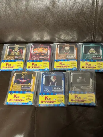 제일복권 나의 히어로 아카데미아 K상 카드 홀더 전 7종 세트