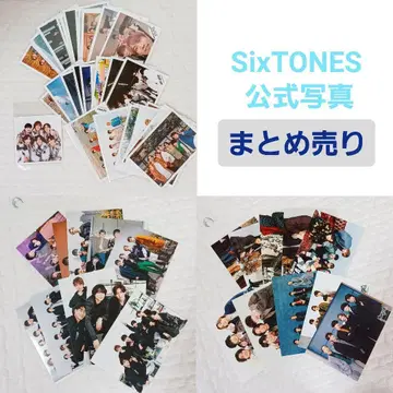 SixTONES 공식 사진 묶음 판매 약 60장