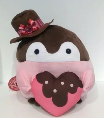 코우펜짱 정말 좋아해~ 봉제 인형 BIG 하트 펭귄 2018