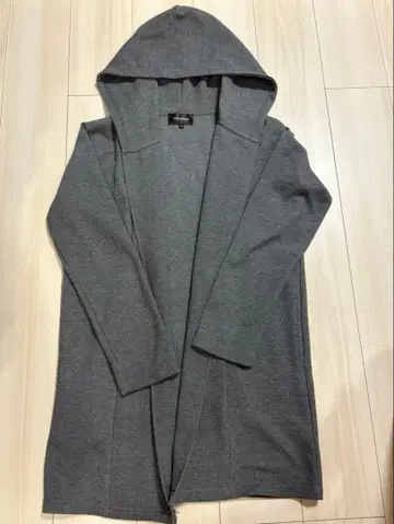 LOCK HEAVEN 후드티 그레이 M 남성용 롱 새상품급