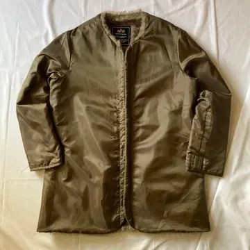 레어 00s 알파 엑스걸 블루종 자켓 카키 그런지