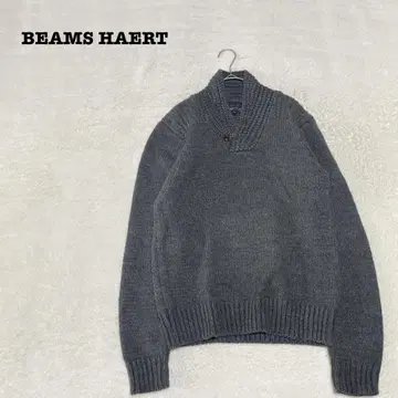 EK4173 [빔즈하트] 남성용 니트 [M] 숄카라 가을 겨울 그레이