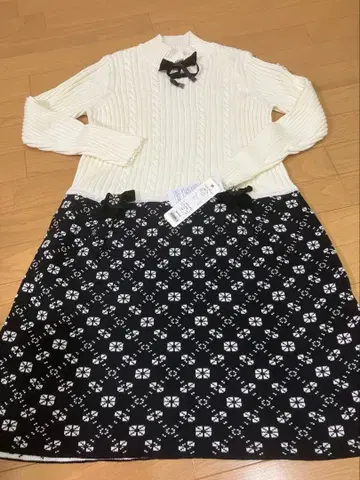 새상품 슈퍼 뷰티 44 XL 원피스 니트