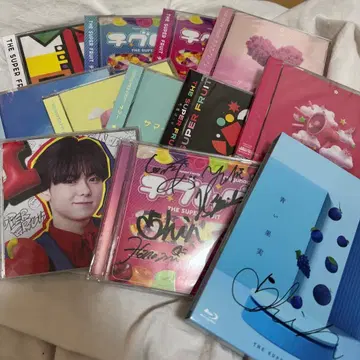 THE SUPER FRUIT CD 세트 12장 사인 포함