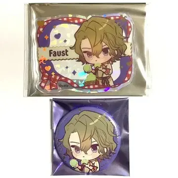 파우스트 마리온 크레이프 캔뱃지 아크릴 카드 마법사의 약속 마호야쿠