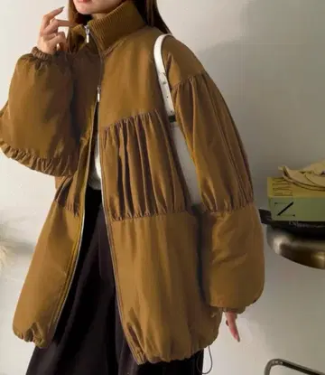 클래식 엘프 택 포함 새상품 아우터 블루종 머스타드