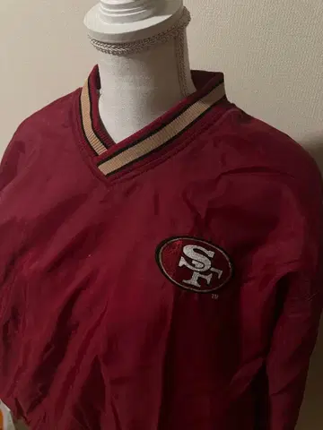 Starter NFL 나일론 자켓 빨간색 레드 SF XL