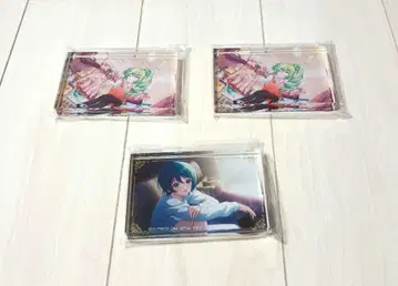 월드 다이스타 게마 복권 아크릴 블록 3개 세트