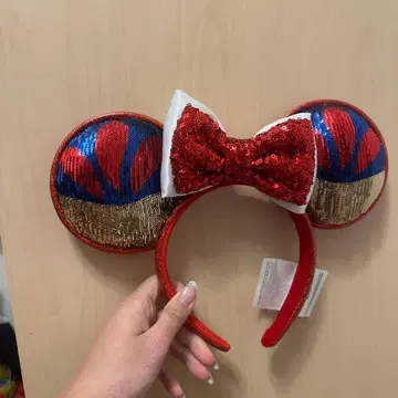 캘리포니아 디즈니 백설공주 머리띠 스팽글