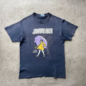 90s Hanes JAWBREAKER 밴딩 티셔츠 M 네이비
