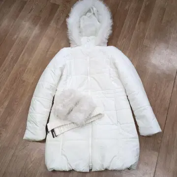 clear 화이트 다운 자켓 사이즈 F