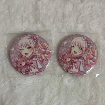 [프로세카] 아키야마 미즈키 산리오 봉봉리본 그리 캔뱃지 2개 세트
