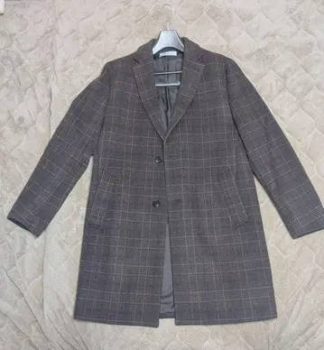 BEAUTY&YOUTH 체스터 코트 브라운 체크