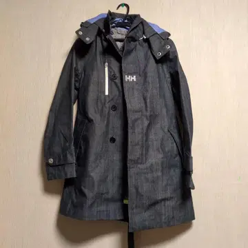 Helly Hansen 데님 원단 레인 롱 코트