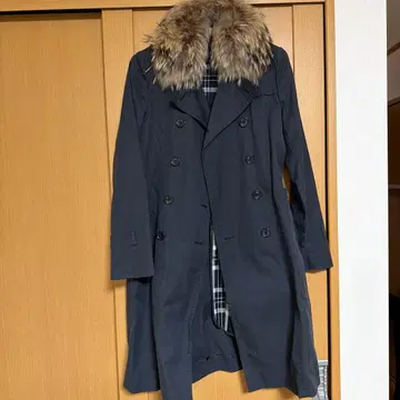 COMME CA DU MODE 더블 브레스트 트렌치코트 사이즈 9