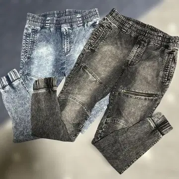 워크맨 작업옷 지퍼 포켓 부착 데님 팬츠 M 세트 판매