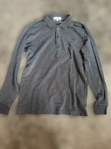 Calvin Klein 그레이 피케 셔츠 L