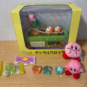 별의 커비 갓 수확! 푸푸푸 채소 디지털 알람 시계 와돌디 포함