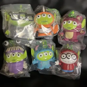 PIXAR 피규어 마스코트 코스튬 에이리언 6개