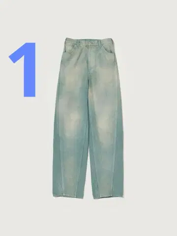 25SS AURALEE 코튼 덕 팬츠 1 아쉬 그린