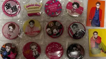 골든 폭격기 타루미즈 켄지 캔뱃지 세트