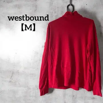 새상품급 westbound 빨간색 터틀넥 M사이 레드