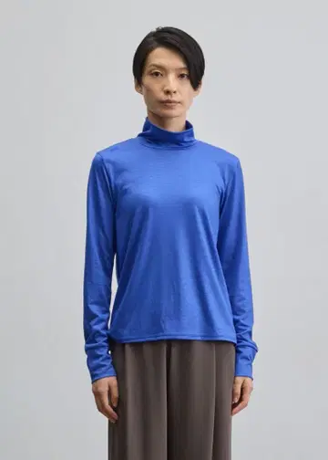 소 SOEJU 클리어 울 터틀넥 티셔츠