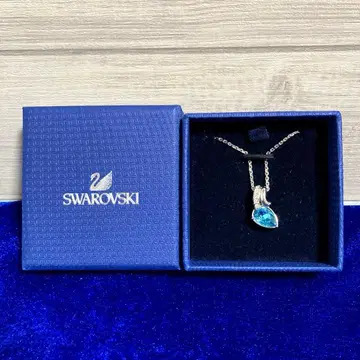 [ SWAROVSKI ] 블루스톤 목걸이