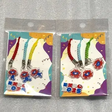 미야쿠미야쿠 스트랩 3개입 공유 스트랩 공유 키링