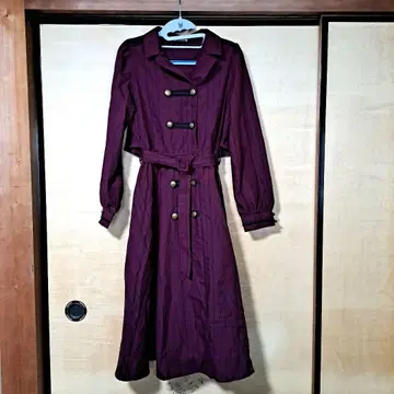 axes femme 테일러 옷깃 나폴레옹 원피스 빨간색 와인 레드