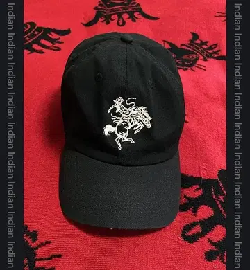 인디언 Indian 트윌 야구 모자 로데오