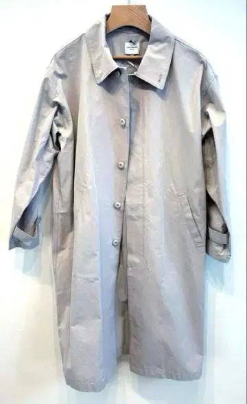 염축 코튼 스텐카라 코트