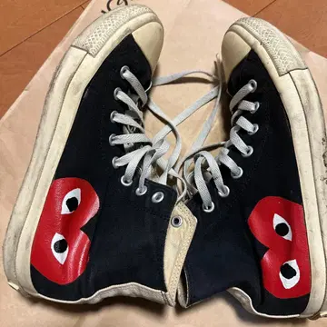 컨버스 올스타 하이컷 블랙/레드