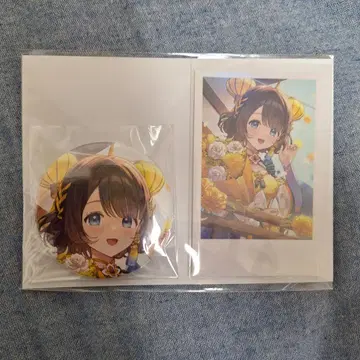 니지산지 시가 리코 2025 생일 굿즈 캔뱃지 폴라로이드