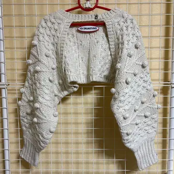 하프 기장 가디건