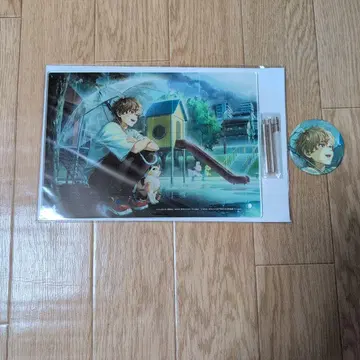 WINDBREAKER 토끼귀산초 아크릴 플레이트 캔 배지 세트