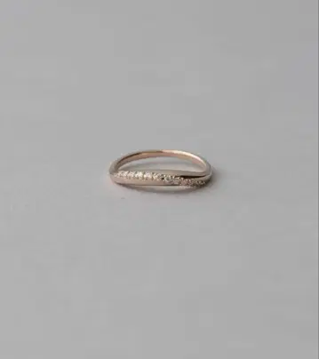 [ONLINE Limited] 비쥬 크레센트 문 반지