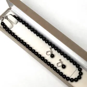 C20 오닉스 SILVER 목걸이 & 귀찌