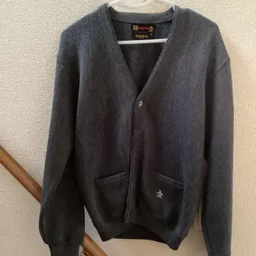 Munsingwear 다크 그레이 가디건 S