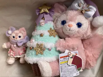 리나벨 크리스마스 트리 봉제 인형 인형 배지