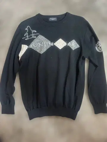 Munsingwear grand slam 블랙 스웨터 M