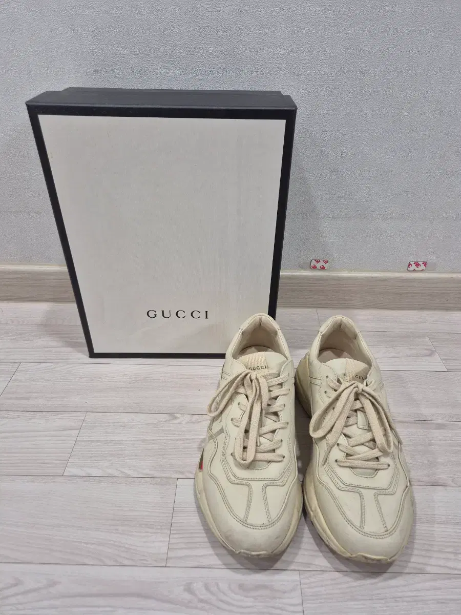 Gucci Rhyton Dilo logo sneakers men&#x27;s athletic shoes size 7 260