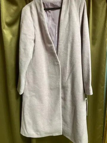 라벤더 노카라 자켓 S 사이즈