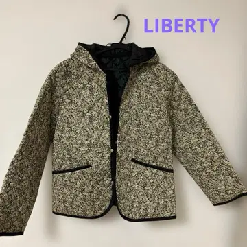리버티 프린트 핸드메이드 퀼팅 자켓