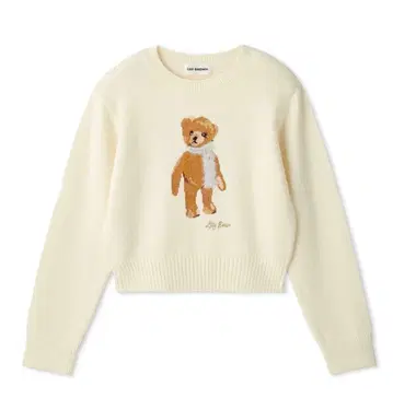 LILY BROWN Lily Bear 머플러 니트 풀오버