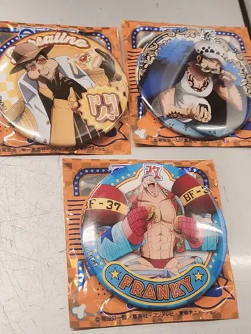 원피스 ONEPIECE 야라이 캔뱃지 로우 볼사리노 프랭키