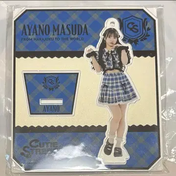 CUTIE STREET 마스다 아야노 체크 무늬 의상 아크릴 스탠드