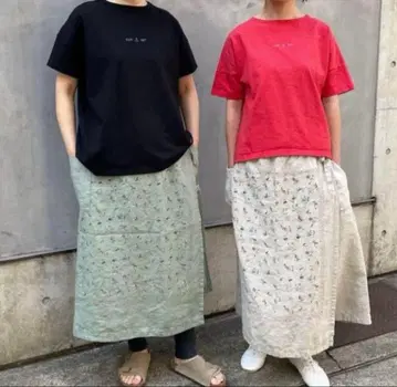 카이세이도 카로하 스커트 (천연생활 북유럽 네스트로브 무인양품)