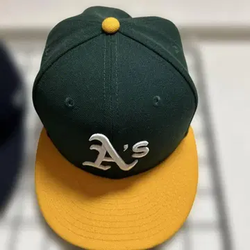59FIFTY A's 야구 모자 7 1/8